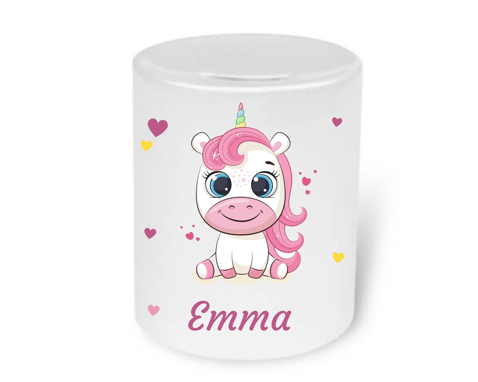 Tirelire à Personnaliser - Licorne