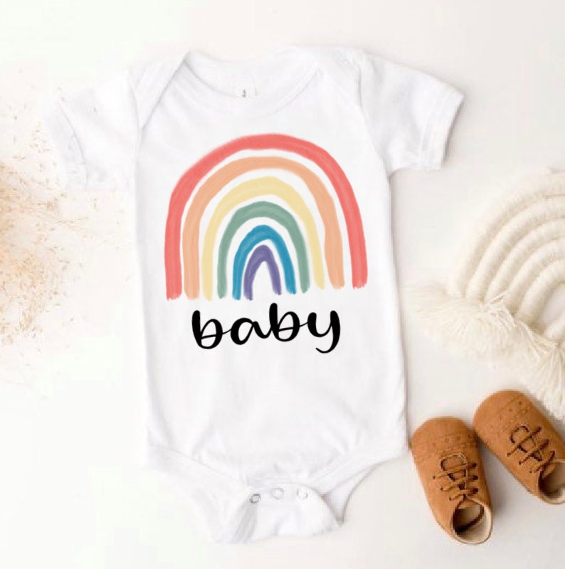 IVF Baby The Rainbow After The Storm Rainbow Bodysuit After Every Storm There Is A Rainbow Miracle Baby Rainbow Baby Bodysuit
