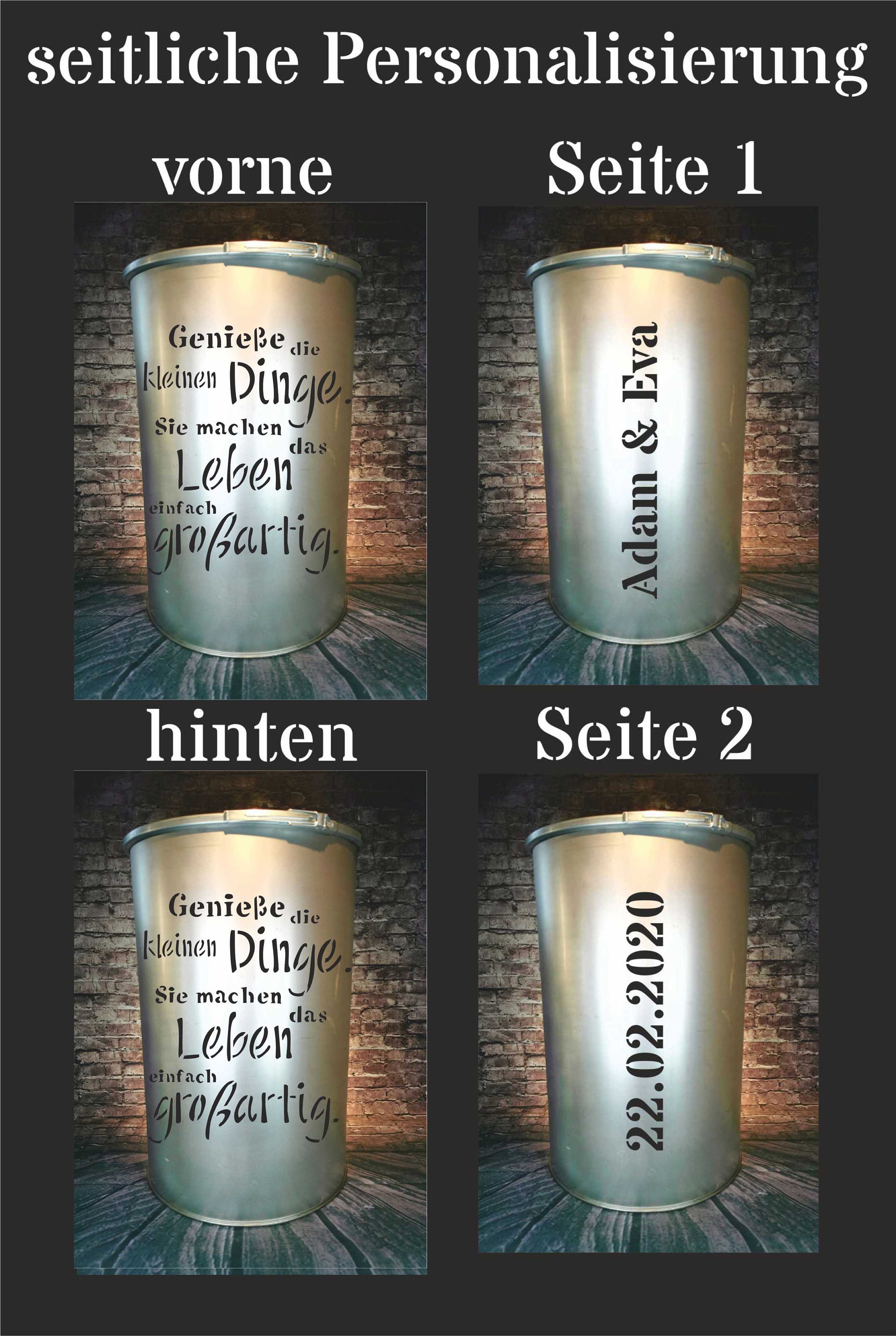 Feuertonne Motiv Frühlingsdeko personalisierbar Vintage | Etsy