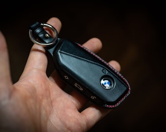 Funda Buttero de piel para llave de BMW: Serie 3/5, M3/M5, X5/X6/X7