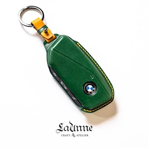 BMW lci Leather Key Case X5 X6 X7 XM IX X1 I7 Smart Key Holder