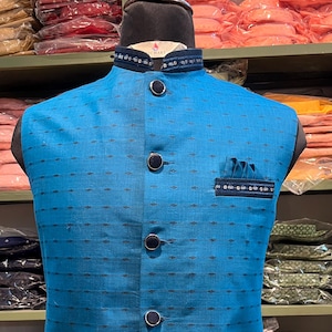 Nehru jacket for men | wedding jacket | Indian coat #nehrujacket #modijacket | Sleeveless jacket | Indian ethnic waist coat for men
