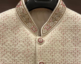 wedding sherwani designer ethnic Indian groom sherwani handwork , Pakistani sherwani , sherwani for men ,groom sherwani , Indian sherwani