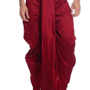 dhoti | Silk material dhoti | party wear dhoti | stretchable salwar for Pooja | men’s bottom for Indian ethnic wear