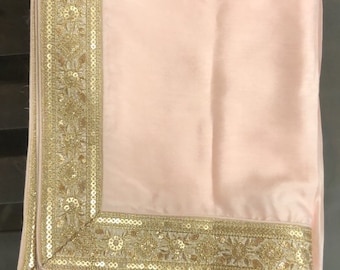Silk stole(dupatta) for sherwani for wedding purpose,festive purpose,reception,marriage anniversary,etc jutiya handmade Indian mojari