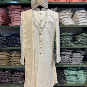 Sherwani for wedding | embroidery sherwani | ethnic wear for men | Indian / pakistani outfit men | plain sherwani |wedding dress for groom |