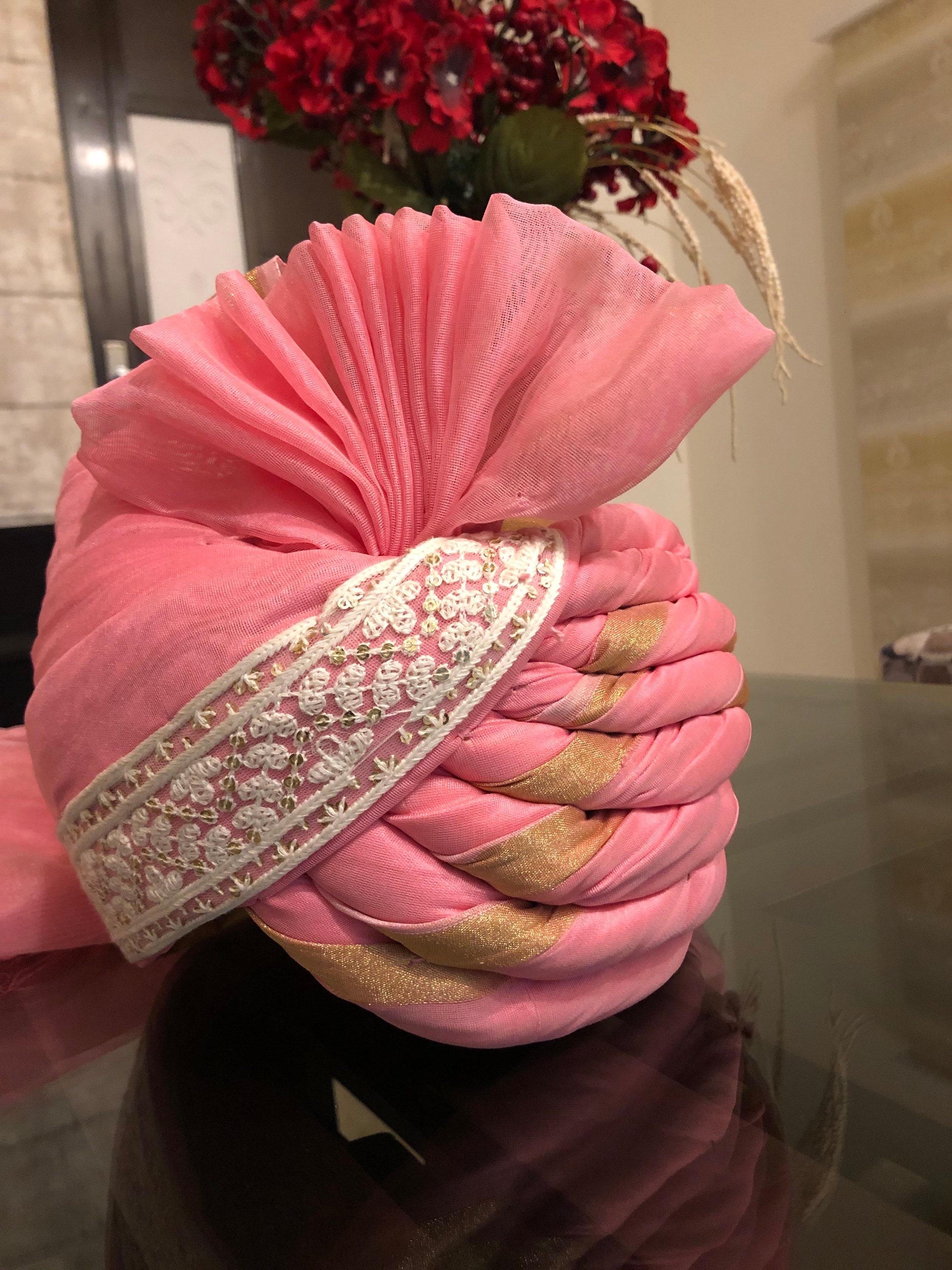 Indian Wedding Turban for Groom Royal Indian Safa for Wedding Designer