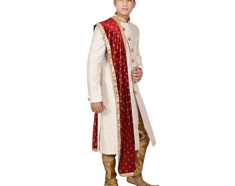 Indian stole (dupatta) for men | ethnic look for men | Indian outfit for men | velvet dupatta