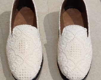 Punjabi jutti for men's white wedding sherwani juttis handmade mojari indian shoes nagra jutti slip ons jutti traditional ethic groom wear