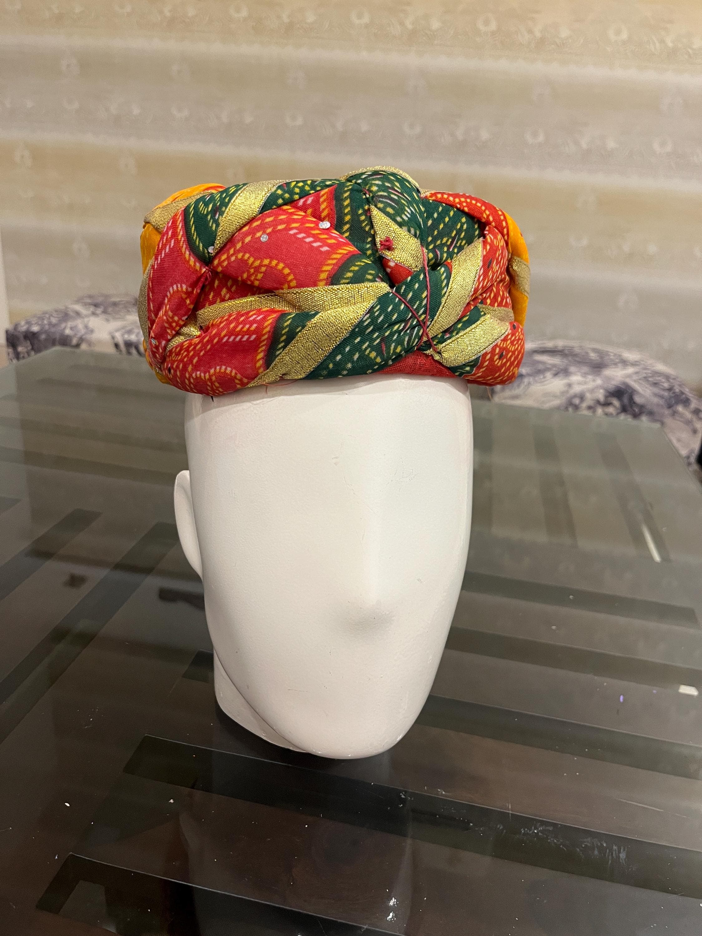 Rajasthani Traditional Royal Turban Pagdi Safa for Marriage Mehendi ...