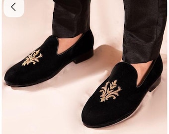 Mojari / jutiya / sapatos baixos masculinos feitos à mão, típicos da Índia | sapatos para homens | juties para homens