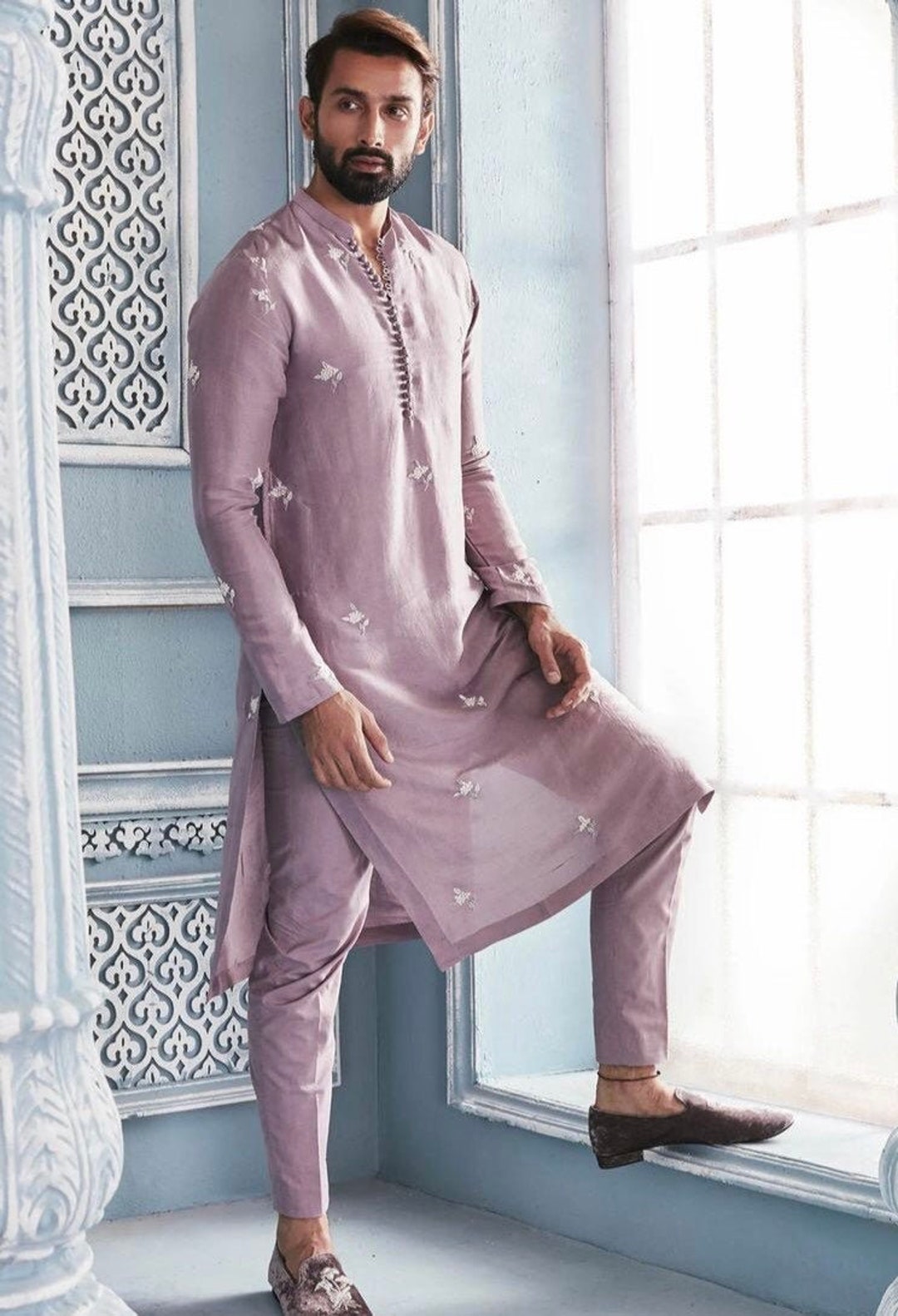 Buy Sadree Men's Silk Kurta Pajama Jacket Set Latest (Birthday,Wedding,  Ceremony, Casual, Engagement) |Jacket & Kurta Pyjama Set (36, Black) at  Amazon.in