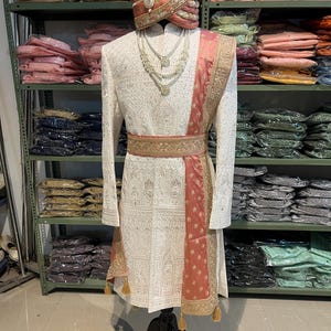 Sherwani for wedding | embroidery sherwani | ethnic wear for men | Indian / pakistani outfit men | plain sherwani |wedding dress for groom |