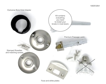 RoussoUSA Antique Knob Retrofit Kit 1900R-BN1 (Brushed Nickel)