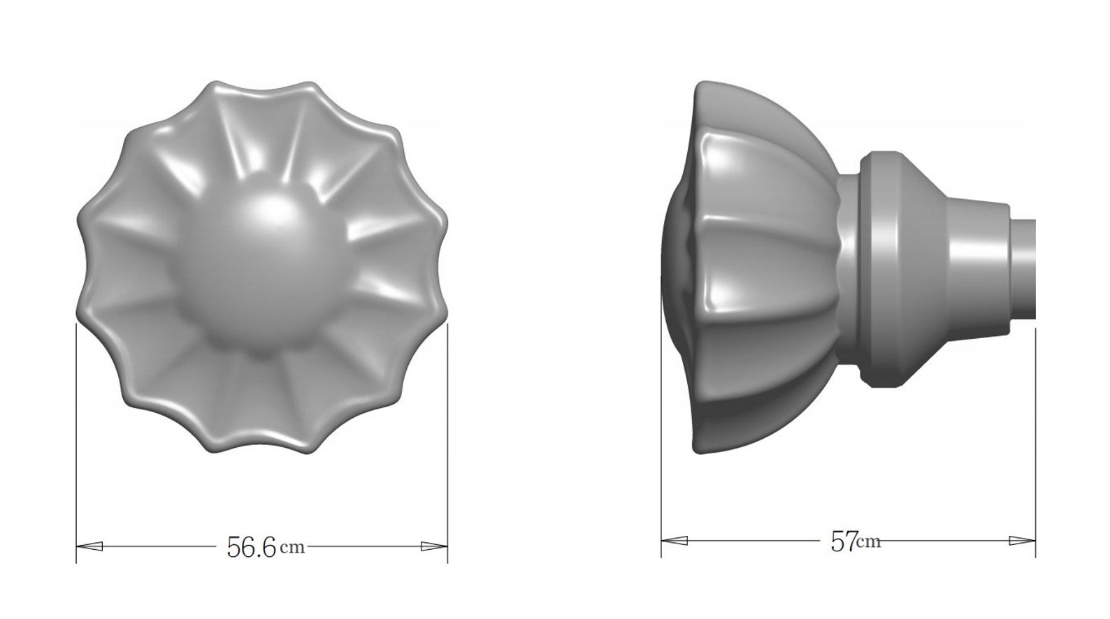 Fluted Glass French Door Dummy Knob Set polished Nickel / Etsy