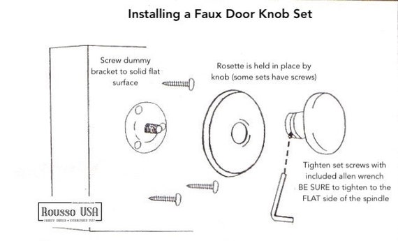 Glass Door Knobs Dummy Mount For French Doors Polished Etsy
