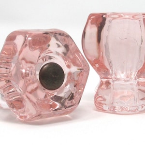 Depression Glass Cabinet and Furniture Knob Pulls in Several Colors-Oil Rubbed Bronze Flush Fit Hardware