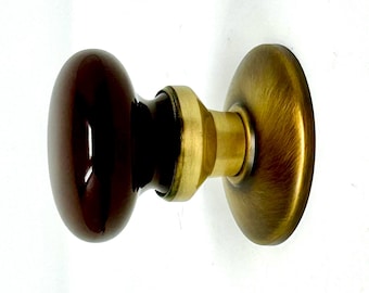 Antique Reproduction Porcelain Single Dummy Door Knob for French Door