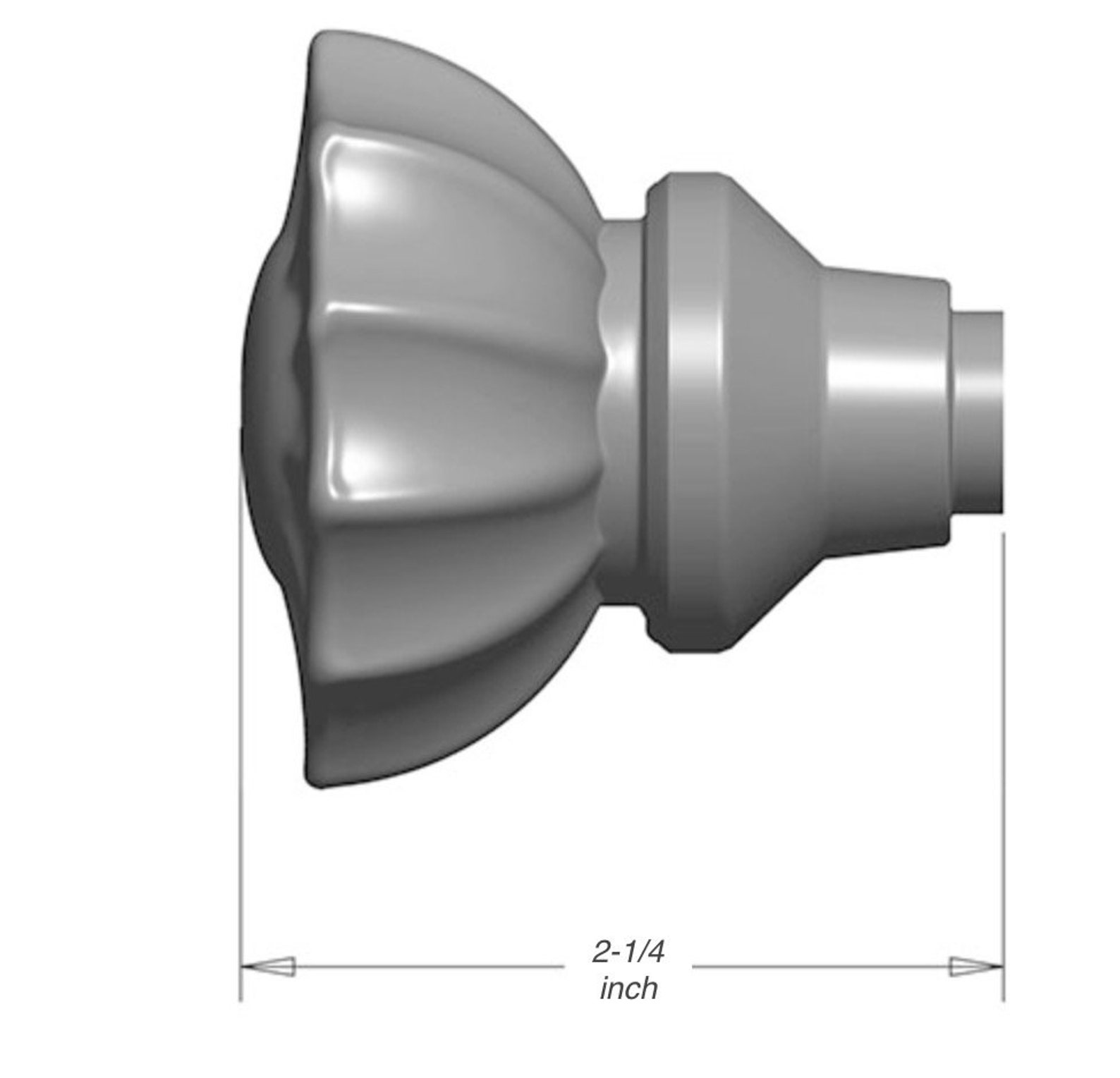 Fluted Glass French Door Knob Set for Both Sides of One Door Etsy
