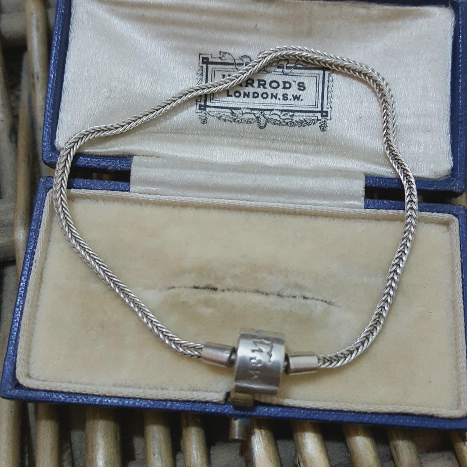 Bracciale Uomo Donna NKlaus In Argento 925 - Catena Coda Di Volpe Diamantata Liscia 19cm