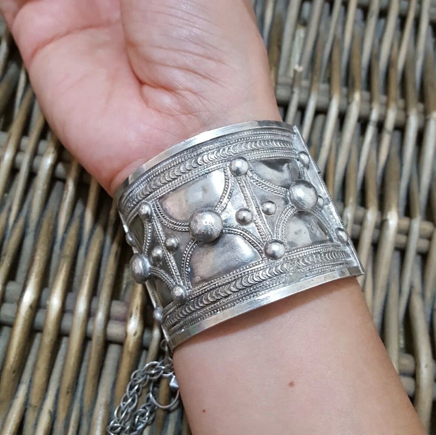 925 Sterling Silver Bracelet, Gladiator Bangle, 7 925 Sterling Silver Bracelet, Gladiator Bangle, 7