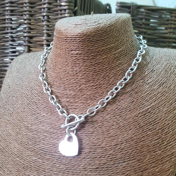 [HAESOOL] テヨン着用☆925 Silver☆Celeb heart chain Necklace 925 Sterling Silver Triple Heart Pendant Necklace Chain