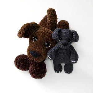 Häkelanleitung für ein Hundebaby-Kuscheltier, Amigurumi-Welpe, einfache Häkelanleitung für ein Plüschtier Bild 12
