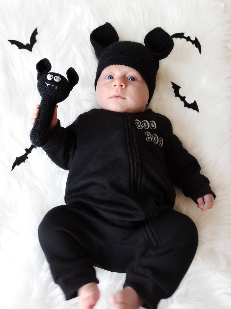 Crochet Bat Baby Rattle Pattern, Halloween Crochet Baby Gift - Etsy