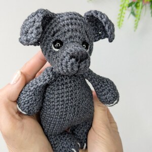 Häkelanleitung für ein Hundebaby-Kuscheltier, Amigurumi-Welpe, einfache Häkelanleitung für ein Plüschtier Bild 9