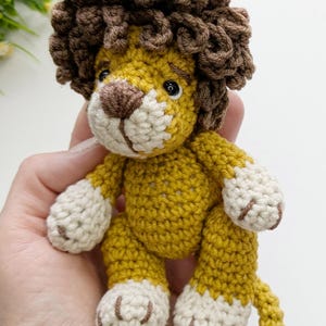 Lion crochet pattern, amigurumi lion pattern, crochet animals pattern image 9