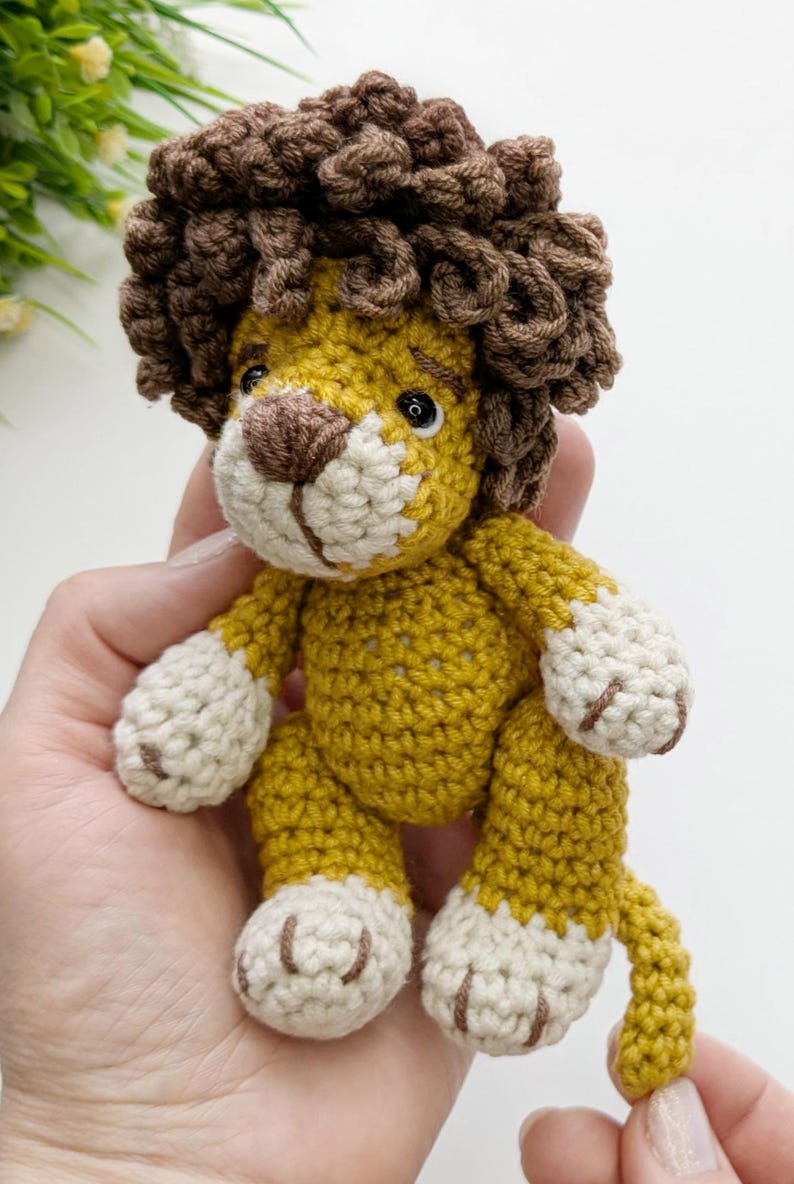 Lion crochet pattern, amigurumi lion pattern, crochet animals pattern image 9