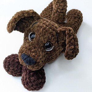 Häkelanleitung für ein Hundebaby-Kuscheltier, Amigurumi-Welpe, einfache Häkelanleitung für ein Plüschtier Bild 13