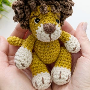 Lion crochet pattern, amigurumi lion pattern, crochet animals pattern image 8