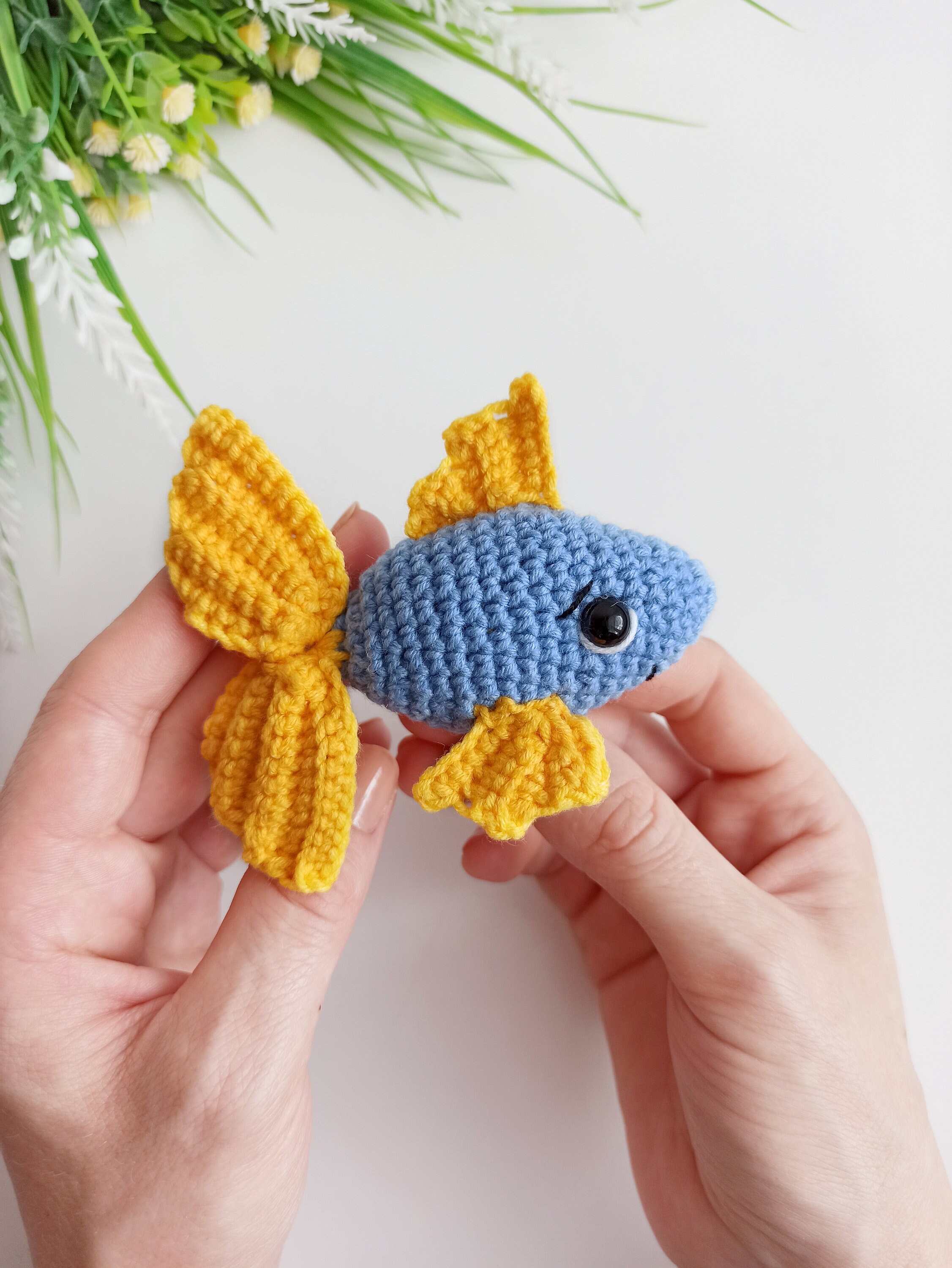 Crochet Fish Pattern Easy Crochet Small Amigurumi Fish Etsy