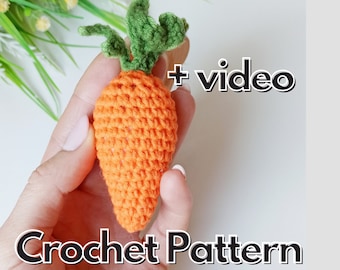Schema alimentare all&#39;uncinetto con carote amigurumi, carote per renne o coniglietti pasquali