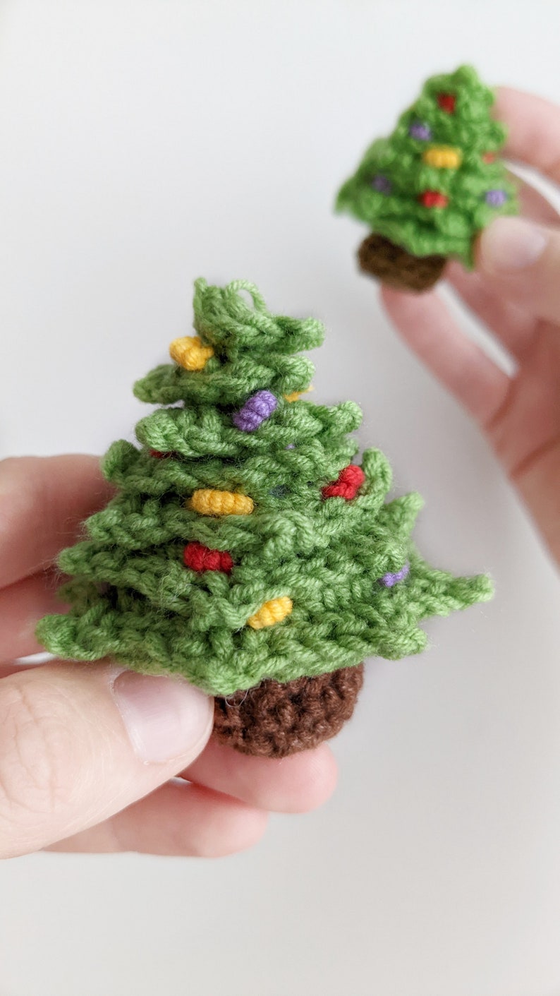 Easy Crochet Christmas Ornaments, set of 8 crochet patterns image 9
