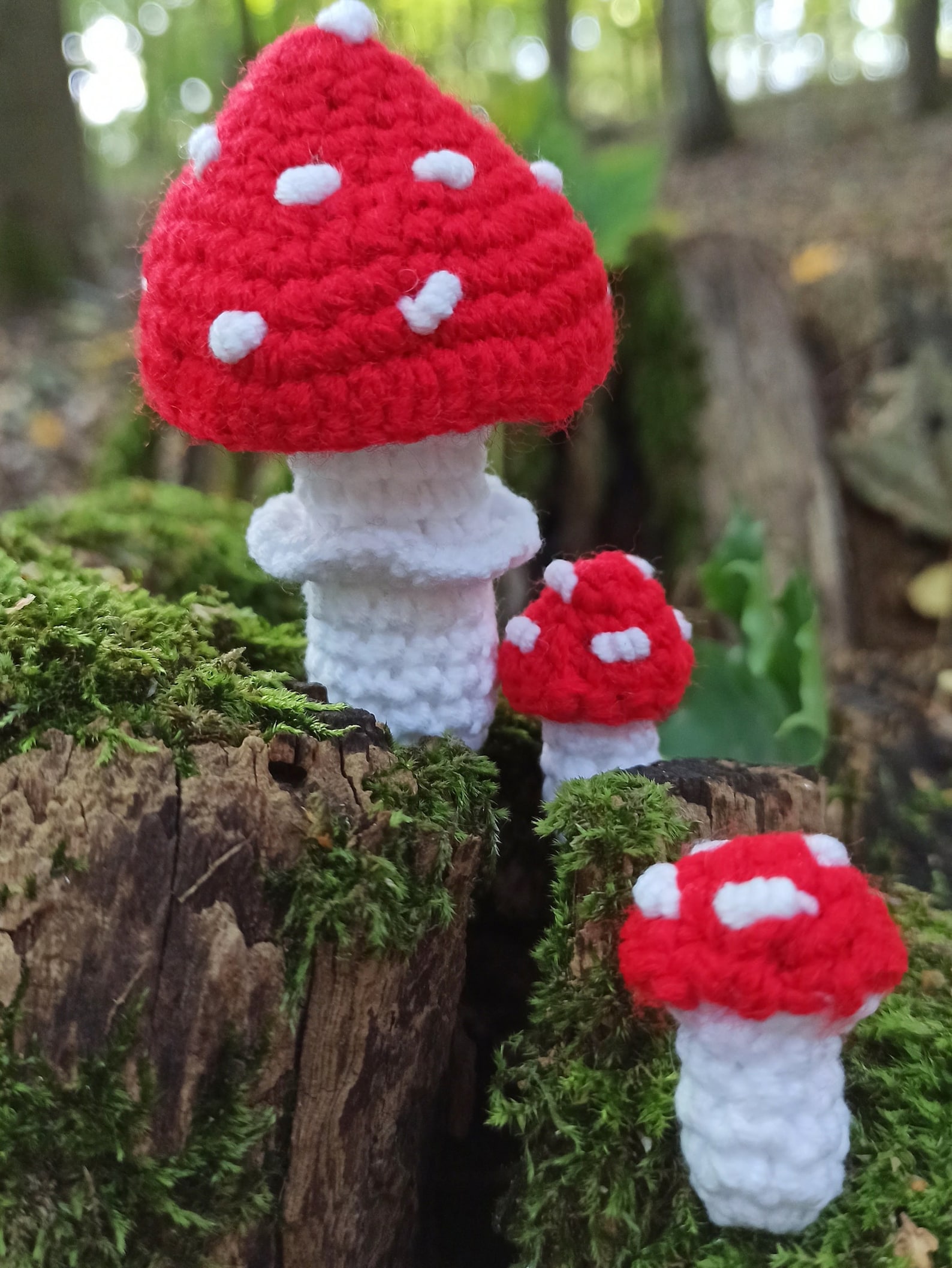 Mushroom Keychain Free Crochet Pattern Amigurumi Mushroom Etsy