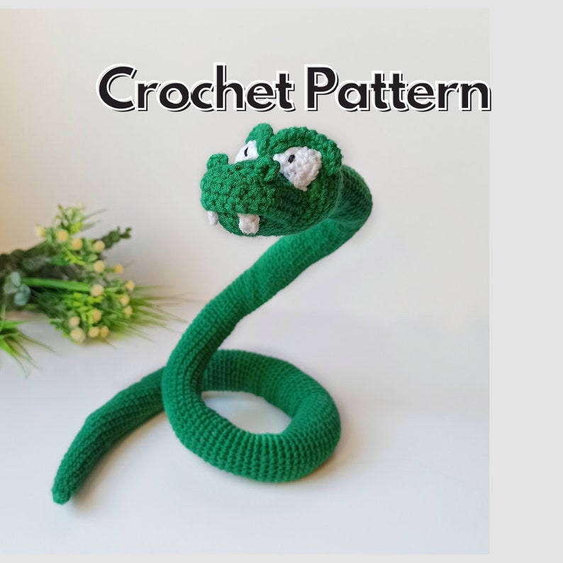 Crochet Jacksonville Mall snake pattern toy stuffed Dallas Mall amigurumi