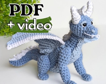 Haakpatroon Vergilius de Draak, amigurumi-drakenpatroon