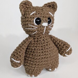 Easy Crochet Cat, Amigurumi Pattern Ziggy the Cat image 8
