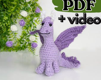 Magnar the Dragon-haakpatroon, amigurumi-drakenpatroon