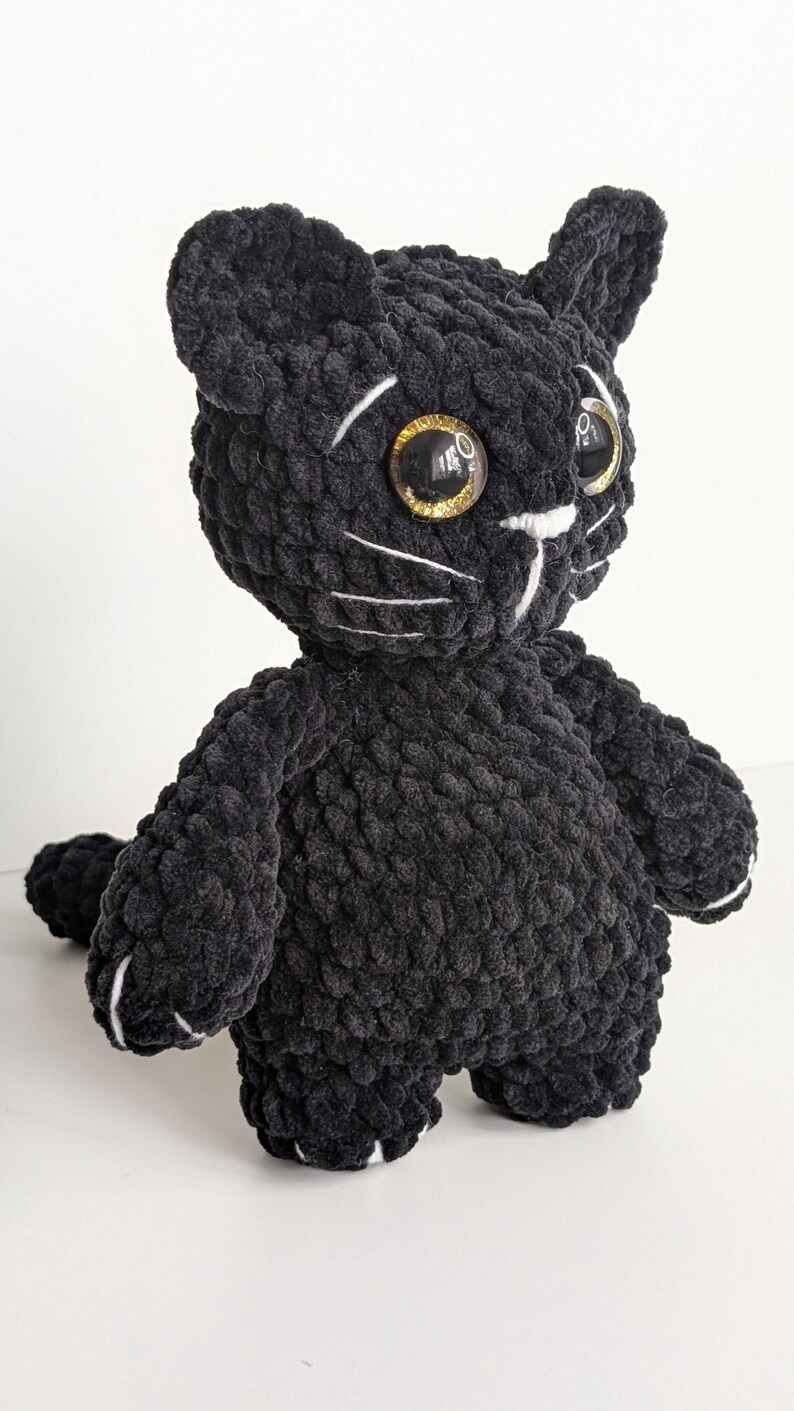 Easy Crochet Cat, Amigurumi Pattern Ziggy the Cat image 6