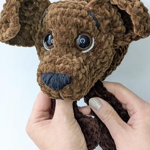 Häkelanleitung für ein Hundebaby-Kuscheltier, Amigurumi-Welpe, einfache Häkelanleitung für ein Plüschtier Bild 6