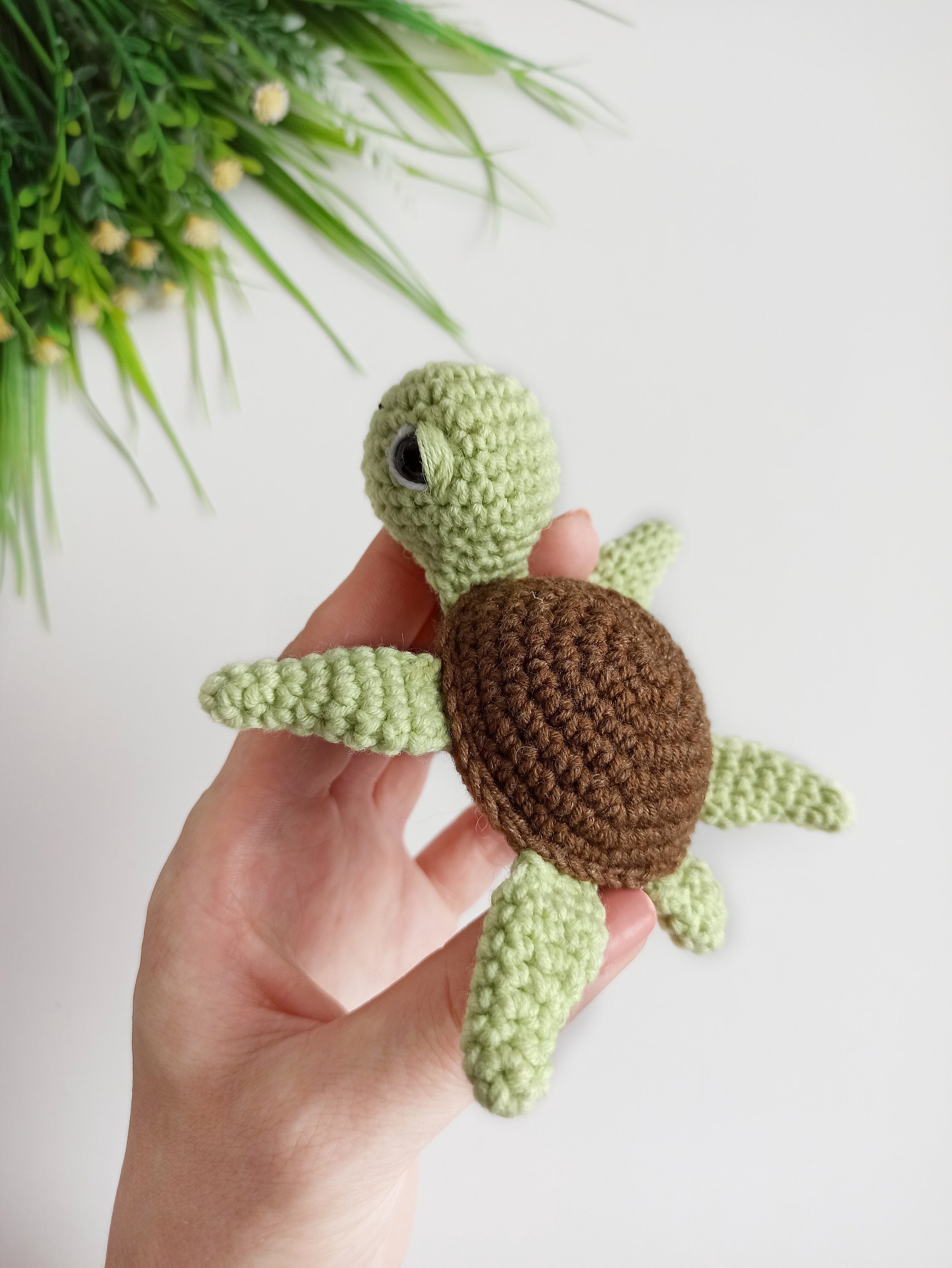 Crochet Turtle Pattern, No SEW Sea Turtle Amigurumi Pattern - Etsy