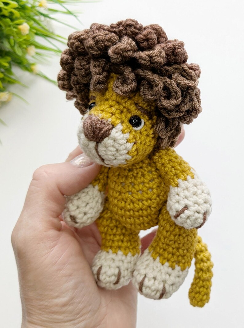 Lion crochet pattern, amigurumi lion pattern, crochet animals pattern image 7