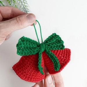 Easy Crochet Christmas Ornaments, set of 8 crochet patterns image 3