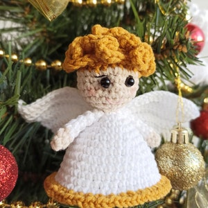 Easy Crochet Christmas Ornaments, set of 8 crochet patterns image 5