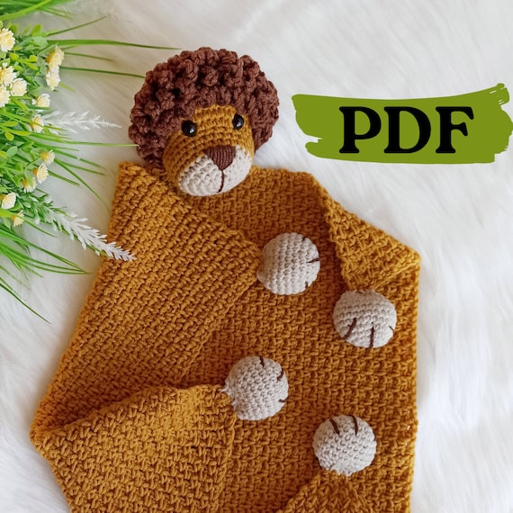Lion baby security blanket sales
