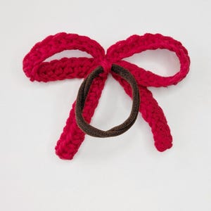 Crochet Bow 3 in 1 Pattern, Simple Hair Accessories image 3
