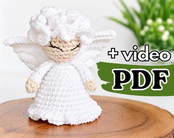 Crochet Angel Ornament Pattern + Video